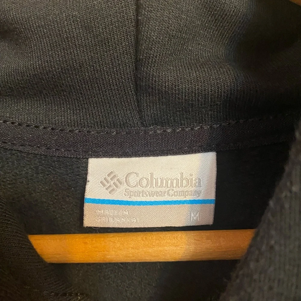 Richard Petty Motorsport Black Columbia Thick‎ Hooded Sweatshirt Size Medium